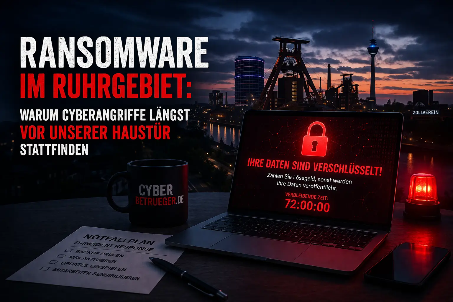 Ransomware im Ruhrgebiet